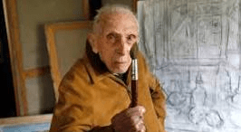 Muere el pintor más longevo del mundo, a los 111 años de edad